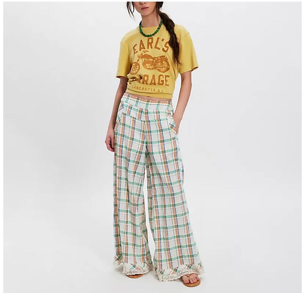 NWT Free People Hour Glass Wide Leg Pant - Small